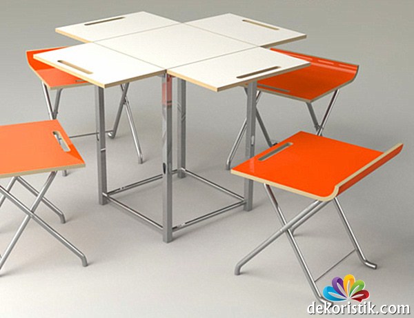 turuncu mutfak sandalyesi