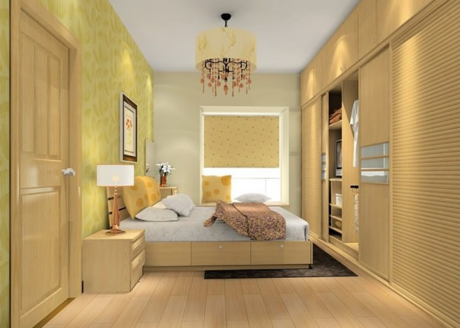 Sarı Renk Yatak Odası Avize Modelleri