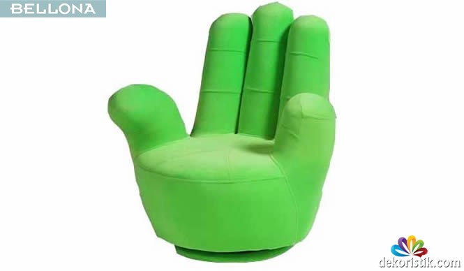 bellona mobilya finger sofa green