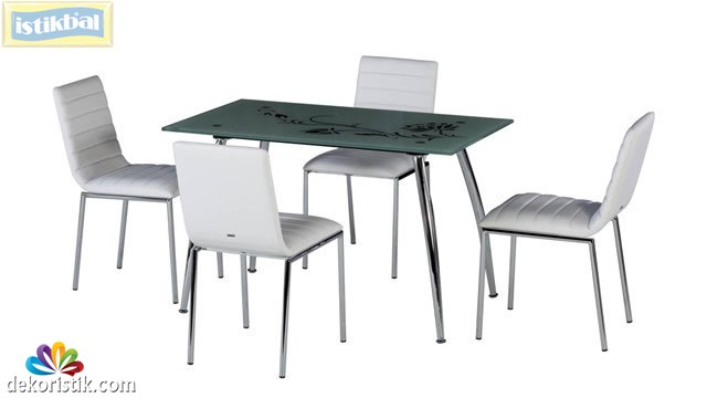 istikbal mobilya effect beyaz masa sandalye ist6