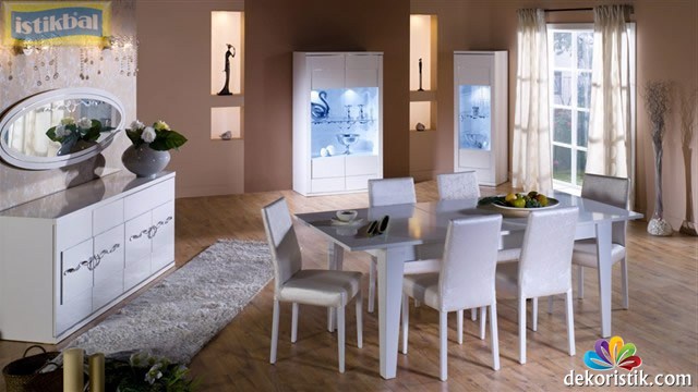 istikbal mobilya kristal yemek odasi3