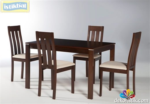 istikbal mobilya terra masa sandalye kahve5