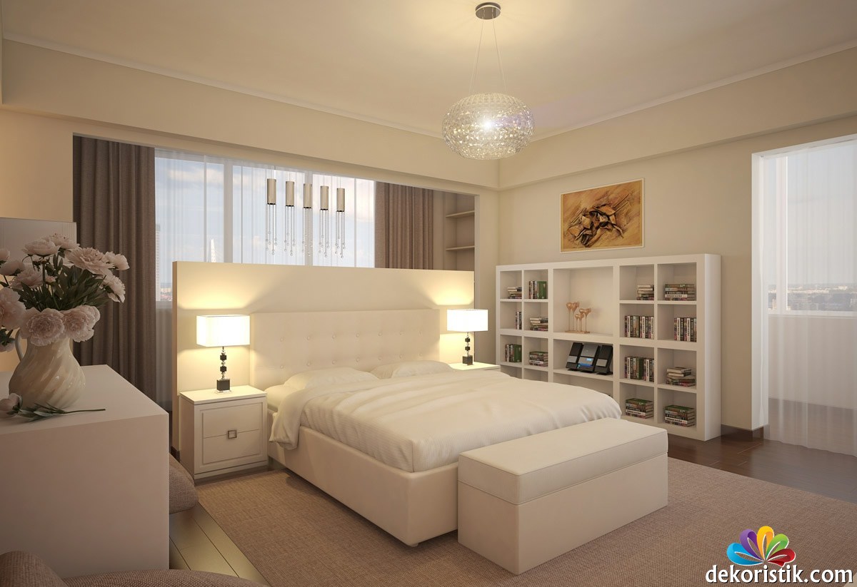 beyaz,yatak,odası,tasarımı