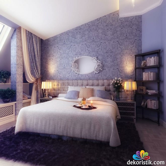 Modern Yatak Odası Duvar Kağıdı
