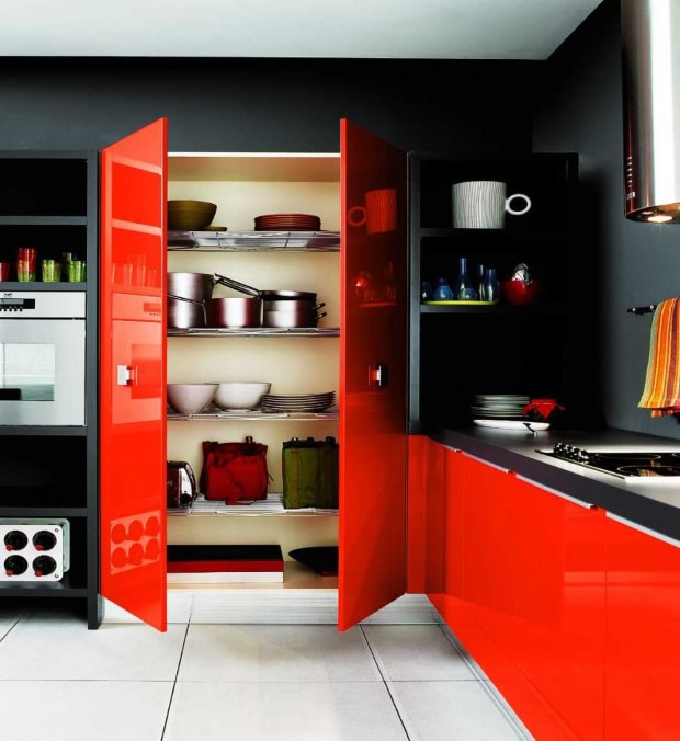 Siyah Kırmızı Mutfak Dekorasyonu Nasıl Yapılmalı?