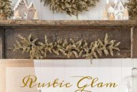 Rustic Glam Farmhouse Christmas Dining Room Decor