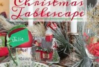 Cozy Elegant Christmas Dinner Tablescape Ideas