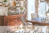 Farmhouse Breakfast Nook Transformation: Before and After