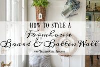 Foyer Makeover: Style a Farmhouse Board and Batten Wall