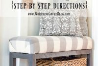 DIY Farmhouse Bench: Build and Upholster Part 1