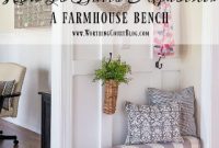 DIY Farmhouse Bench: Build and Upholster (Part 2)