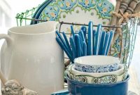 Blue and Green Summer Table Centerpiece Ideas