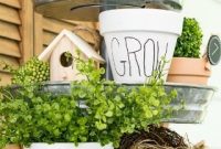 How to Make Copycat White Clay Flower Pots