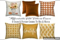 Affordable Fall Throw Pillow Covers: Color and Pattern Pairings