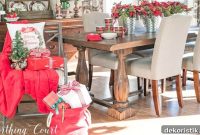 Nostalgic Christmas Decor for Your Breakfast Room