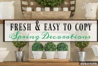 Fresh Spring DIY Decor for Your Breakfast Room