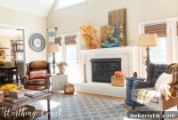 Cozy Fall Family Room Decorating Ideas