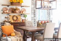 Copper Accents for Your Fall Breakfast Nook
