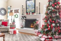 Updated Traditional Christmas Family Room Tour