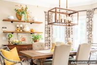 Fall Shelf Decor Ideas for Cozy Breakfast Nook and Centerpiece