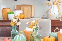 Cozy Fall Open Shelves Decor Ideas and DIY Centerpiece