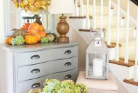 Style Showcase: Vegetable Fall Centerpiece, Kitchen Tour and Foyer Decor