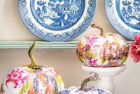 DIY Chinoiserie Pumpkins for Elegant Fall Decor