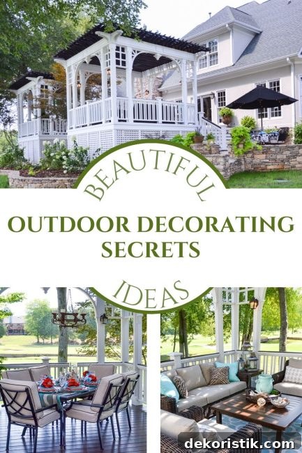 Backyard and Patio Ideas to Transform Your Outdoor Space 16 pinterest graphic for outdoor decorating ideas