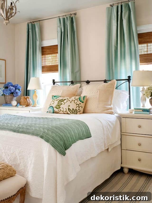 Loads of tips for how to organize, decorate and add style to a small bedroom. If you crave a bright and airy space, lightly colored walls are the way to go. Try adding bits of color here and there for interest.