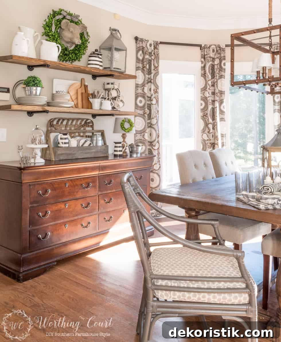 Breakfast Area Makeover Reveal