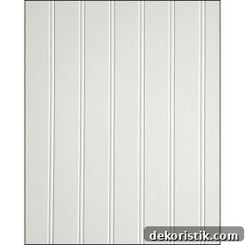 White Tongue In Groove Look Paneling