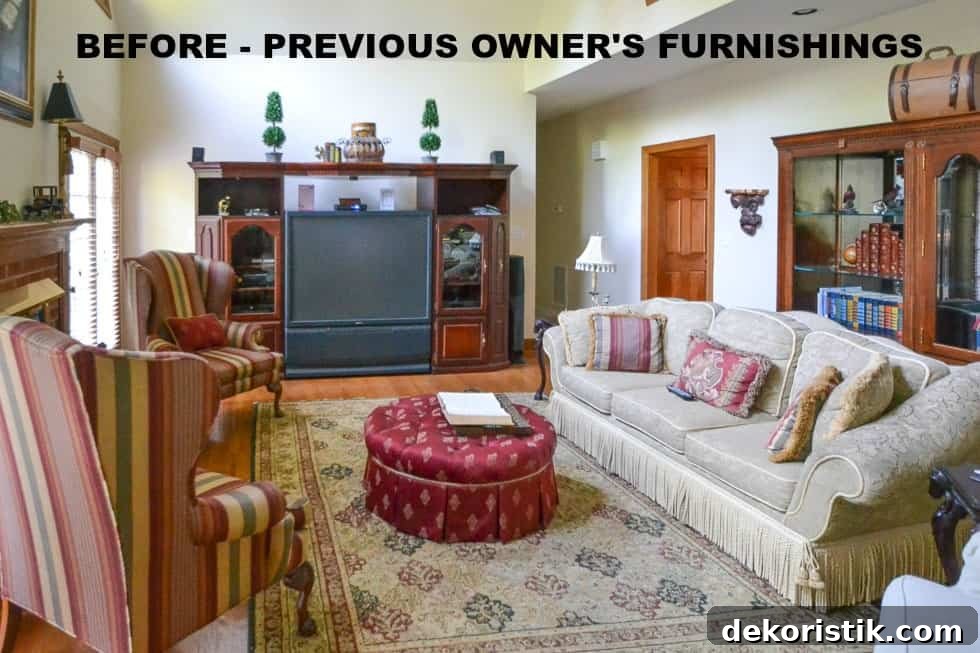 Family Room Tour - Before And After