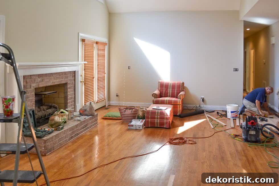 Family Room Tour Before And After