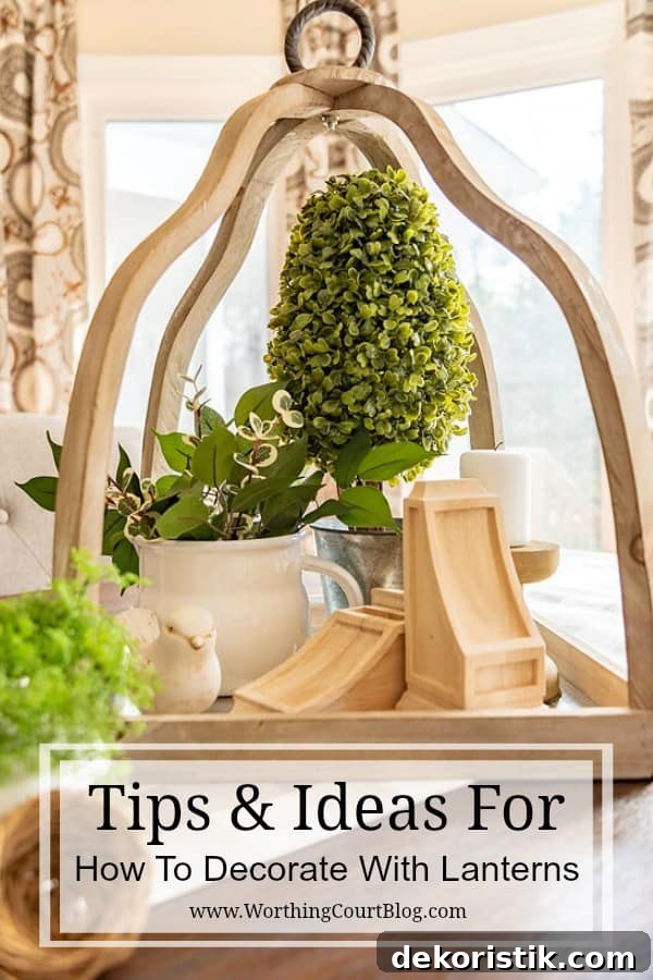 Tips & Ideas For How To Decorate With Lanterns poster.