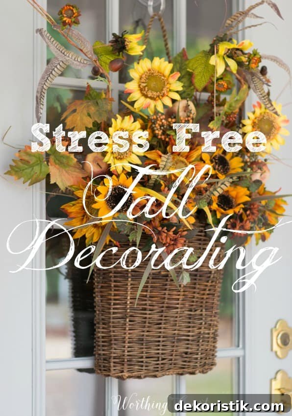 Stress free fall decorating ideas || Worthing Court