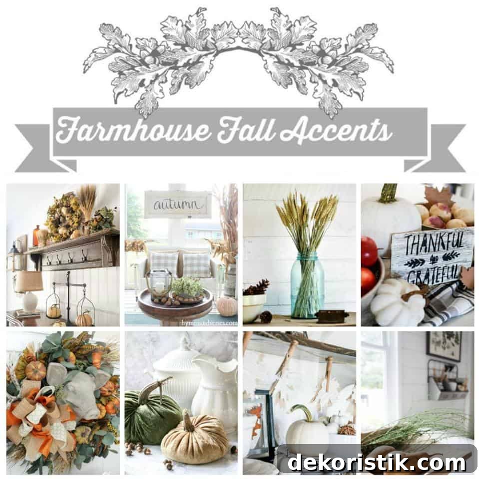 Farmhouse Fall Accents poster.