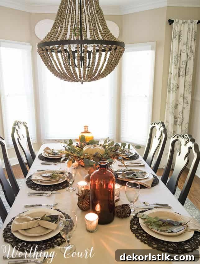 Thanksgiving table for six || Worthing Court