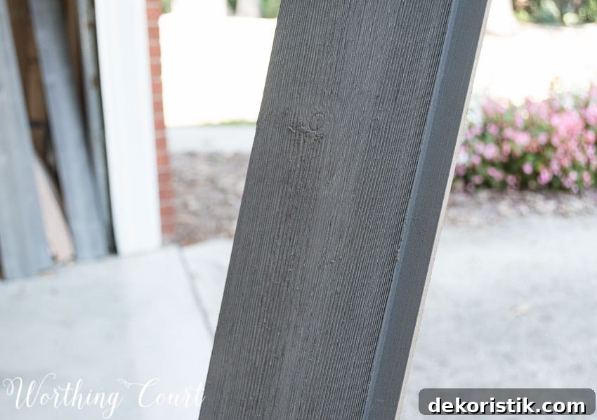 Rabbited edge of lumber for a diy barn door.