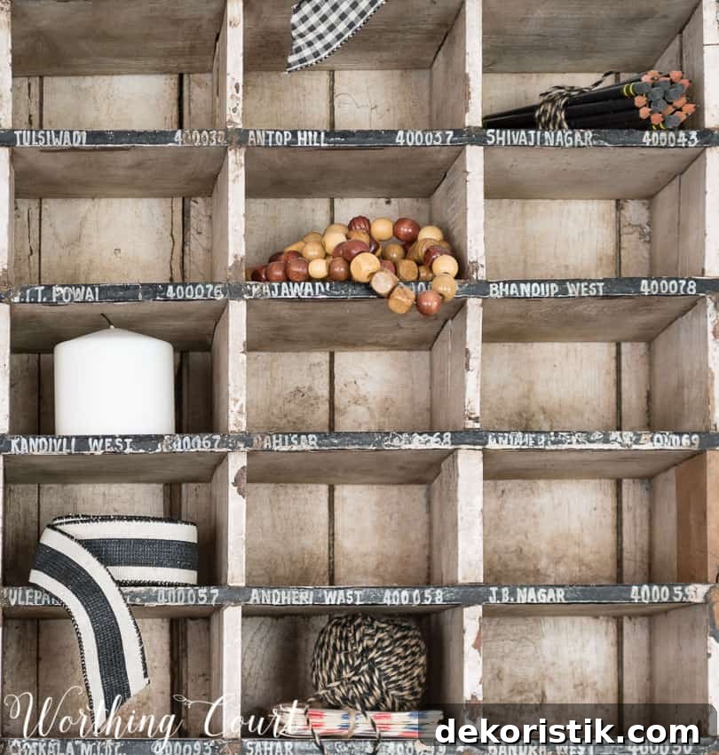 Ideas for filling mail sorter cubbies || Worthing Court