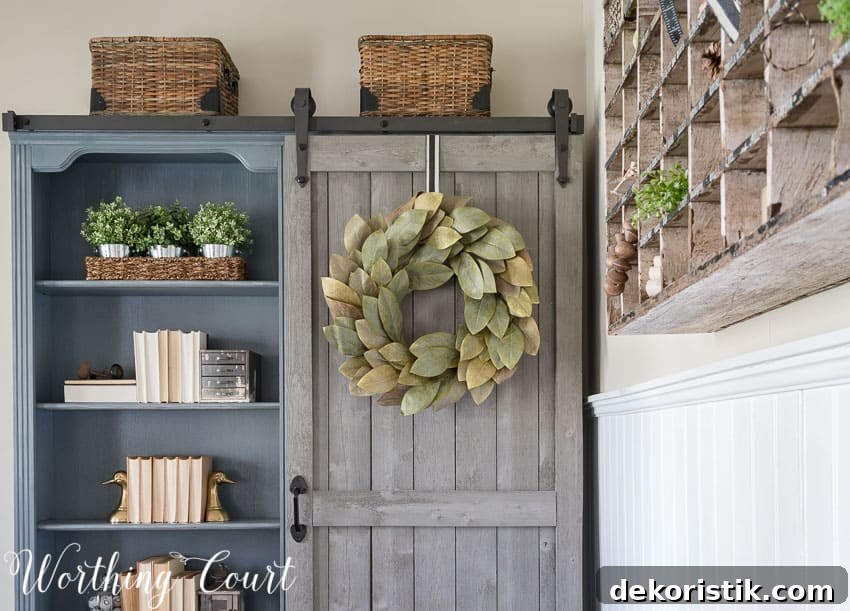 The Evolution Of A Farmhouse Style Home Office || Worthing Court
