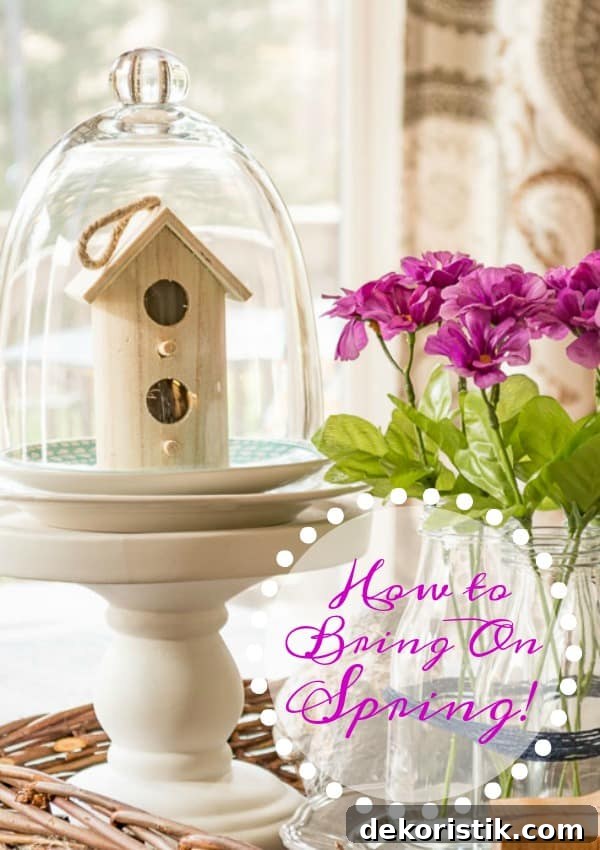 Bring In Spring With Farmhouse Florals graphic.