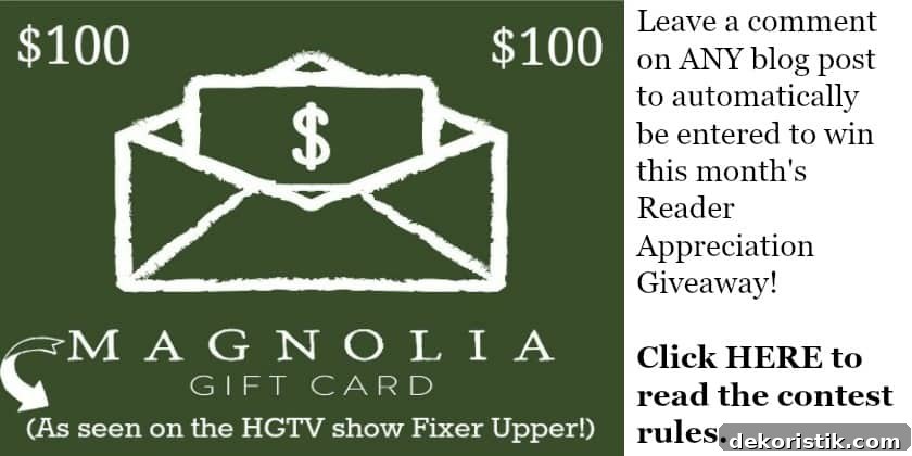 A magnolia gift card.