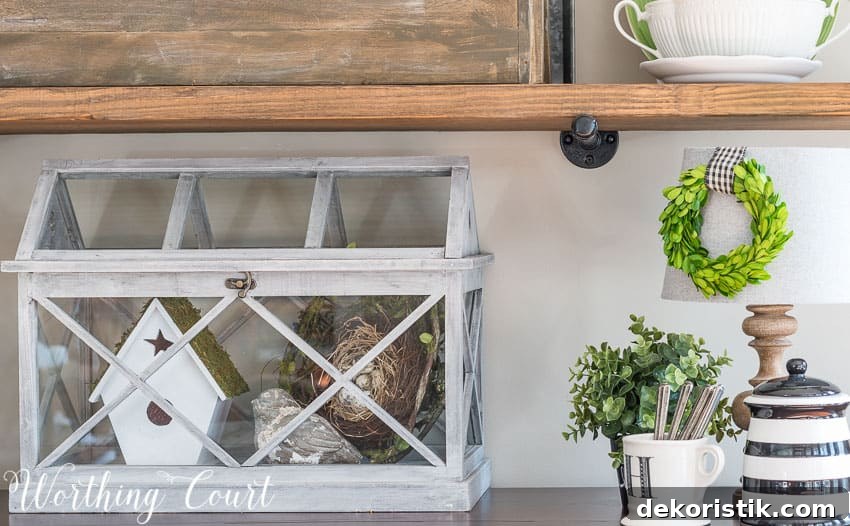 Farmhouse style spring terrarium || Worthing Court
