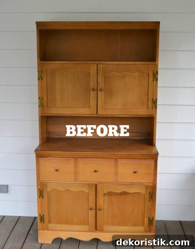 old china buffet cabinet