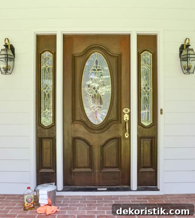Front door before shot.
