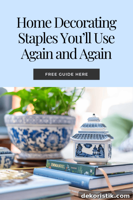 Stop buying new decor every season! These timeless home decorating staples will help you style your home beautifully year-round. From trays and candlesticks to wreaths and dishes, this decorating wardrobe capsule makes it easy to refresh any space without overspending.