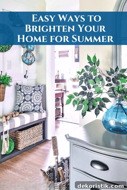 Want your home to feel lighter and fresher this summer? ☀️ These 6 easy decorating tips will brighten every room without spending a fortune!