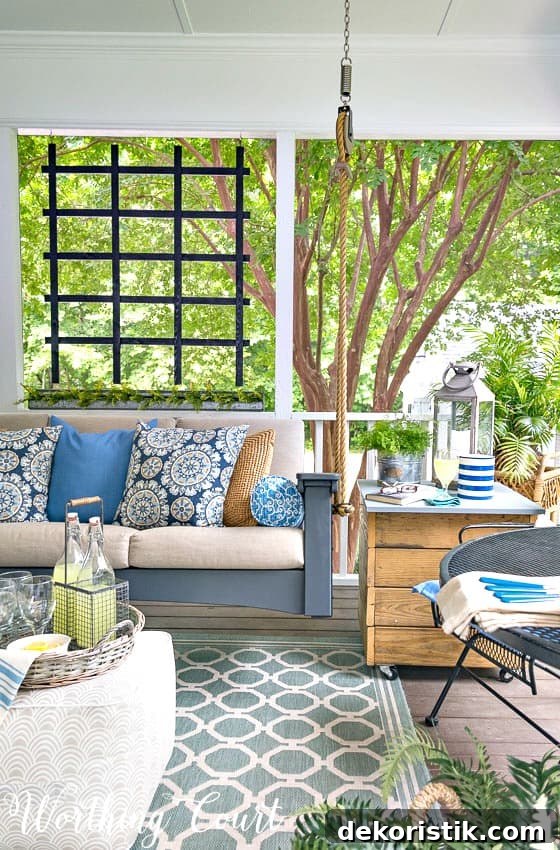 Helpful tips to turn your porch into a relaxing oasis || Worthing Court