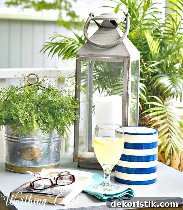 Tips for creating a relaxing oasis on your porch || Worthing Court