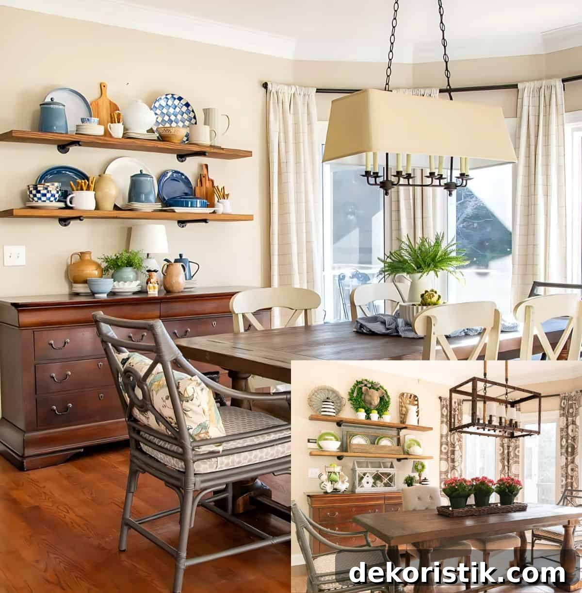 farmhouse style dining room